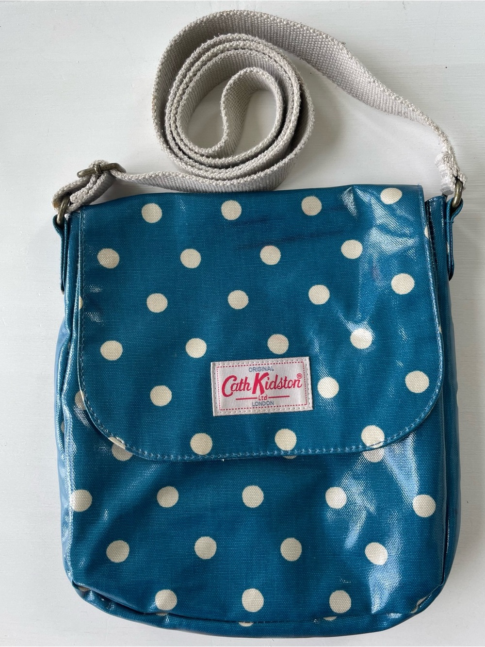 Vtg Cath Kidston Oilcloth Crossbody 🇬🇧